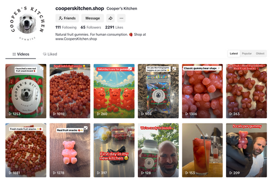 Cooper’s Kitchen Fruit Snacks Are Now Live on TikTok Shop